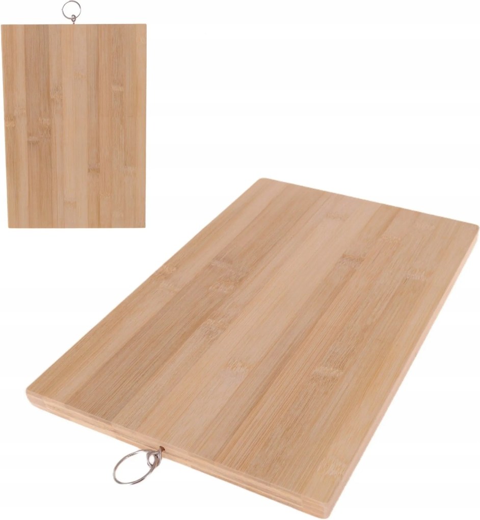 Bambusz Vágódeszka 22 x 32 cm akasztó
