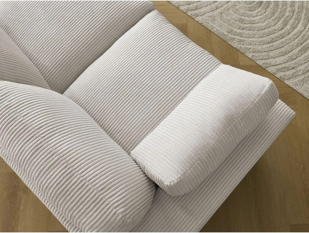 Bézs kordbársony sarokkanapé Belair – Bobochic Paris