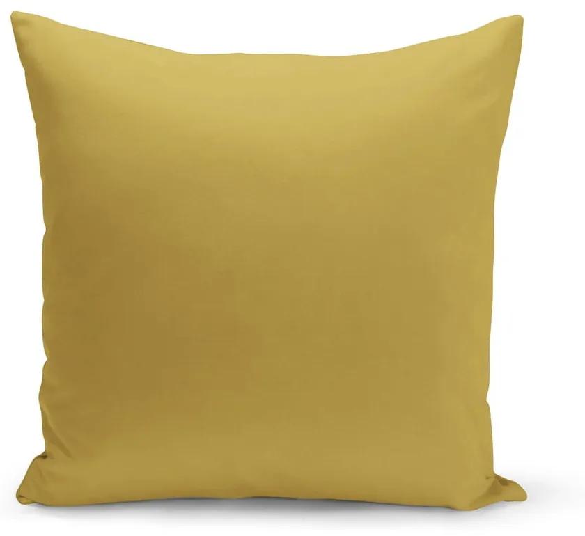 Lisa mustár-sárga párnahuzat, 43 x 43 cm