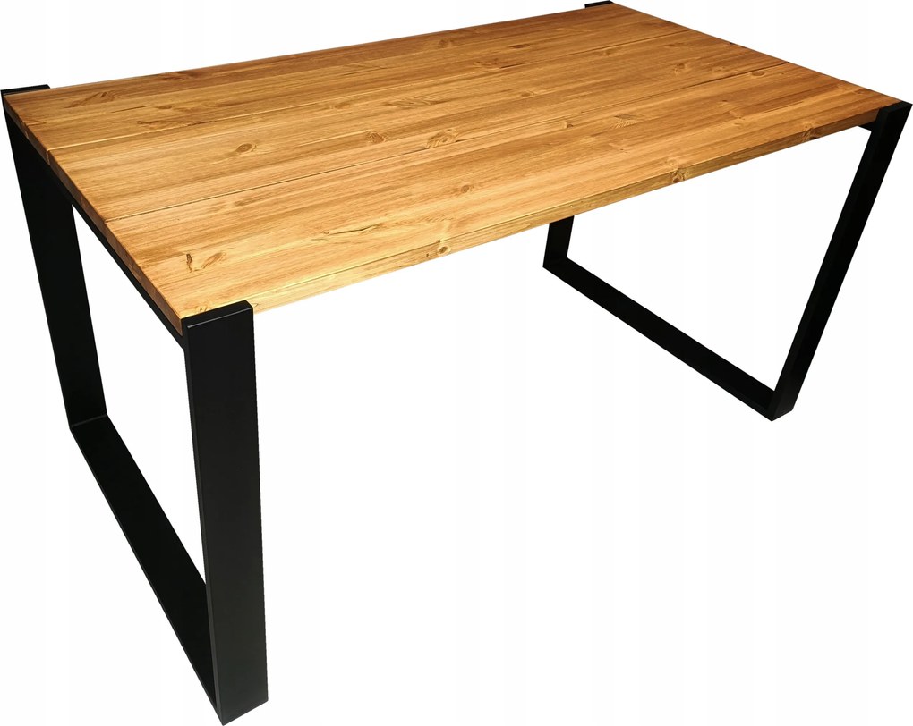 Loft íróasztal Fa Rusztikus Számítógép 120cm