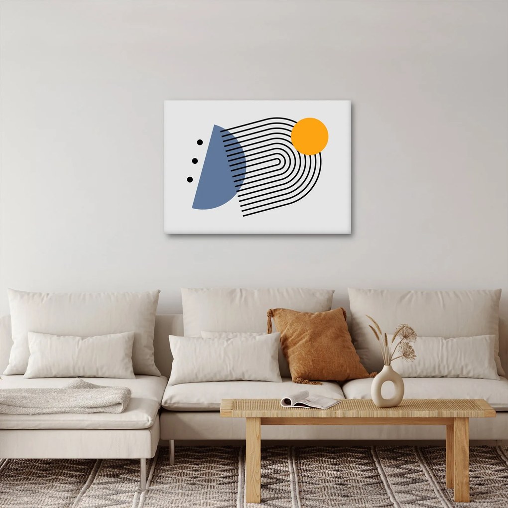 Kép - Minimalista absztrakció N⁰2 (70x50 cm)