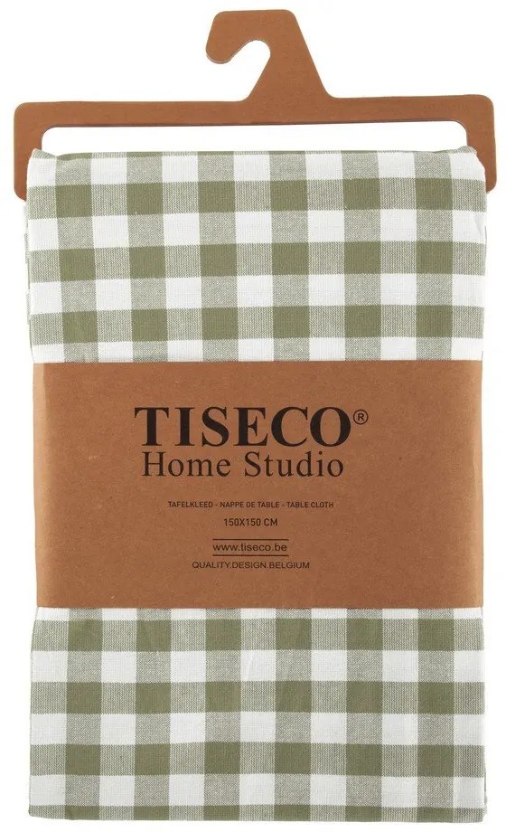 Pamut asztalterítő 150x150 cm Gingham – Tiseco Home Studio