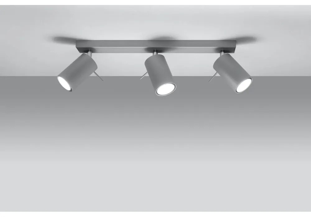 Etna szürke mennyezeti lámpa, hosszúság 45 cm - Sollux