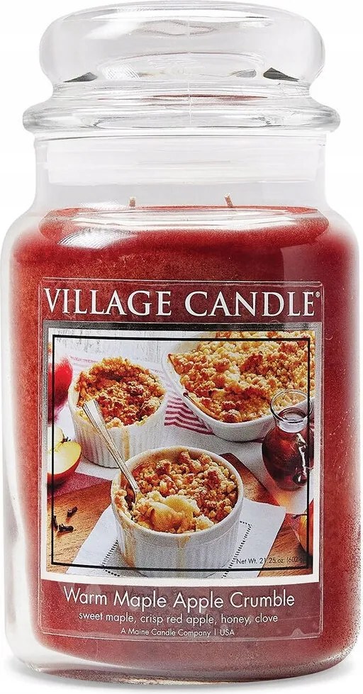 Nagy Warm gyertya Apple Crumble Village Candle