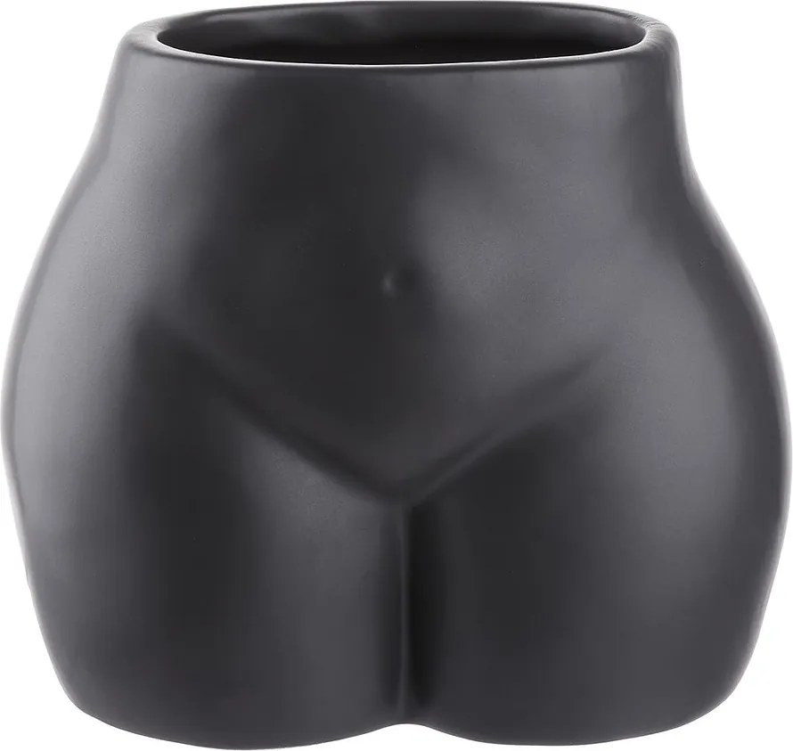 BOODY váza/kaspó 15cm, fekete