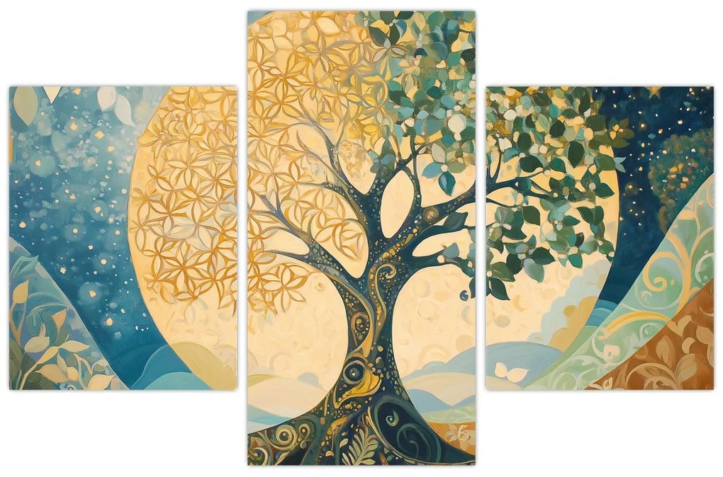 Kép – Életfa a holdban (90x60 cm)