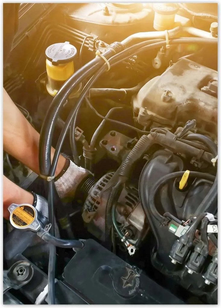 Poszterek 50x70 Autójavítás vezetés előtt