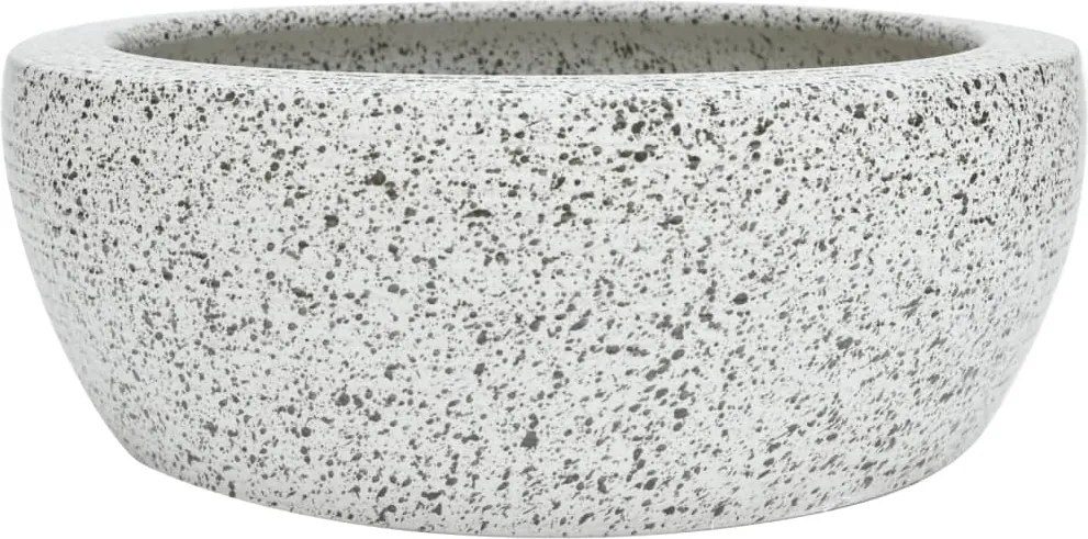 vidaXL szürke kerámia kerek asztali mosdó Φ41 x 14 cm