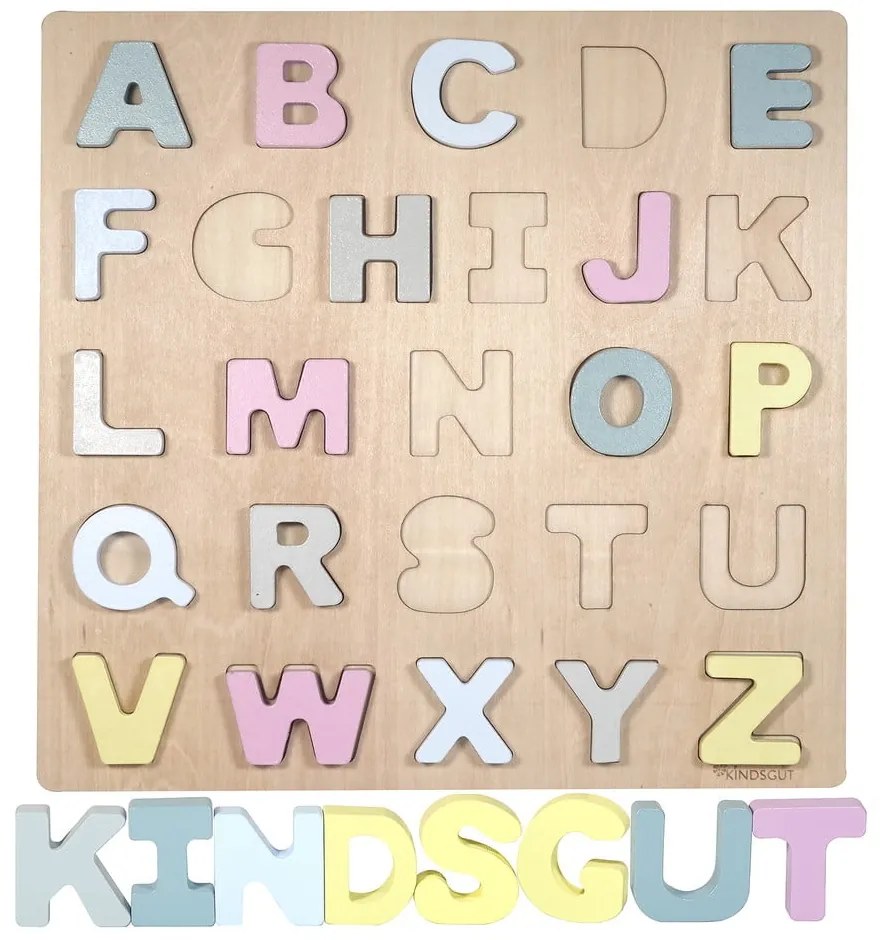 Fa formabeillesztős puzzle (részek száma 25) Hanna – Kindsgut