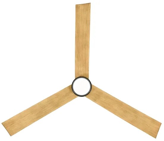 Lucci air 21610449-LED Dimmelhető ventilátor CLIMATE 1xGX53/12W/230Vbarna/króm