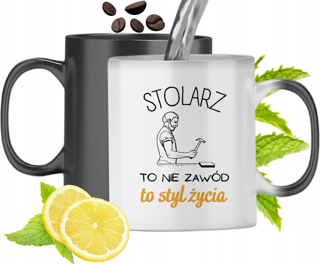 Mágikus Bögre Asztalosoknak Színváltós Nyomtatott Fényképpel