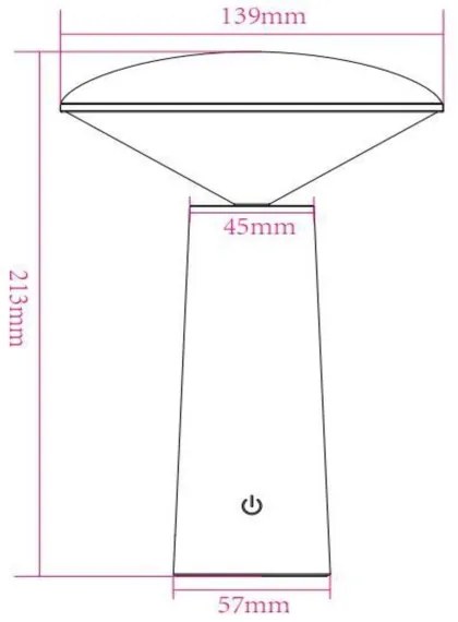 Lucide 02807/04/31 - LED Dimmelhető lámpa JIVE LED/3W/3,7V 3000/6500K IP44 fehér