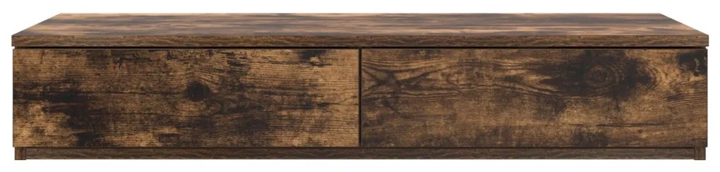 Ágytároló, Füstölt Tölgy, 100x36,5x16,5 cm, Műanyag