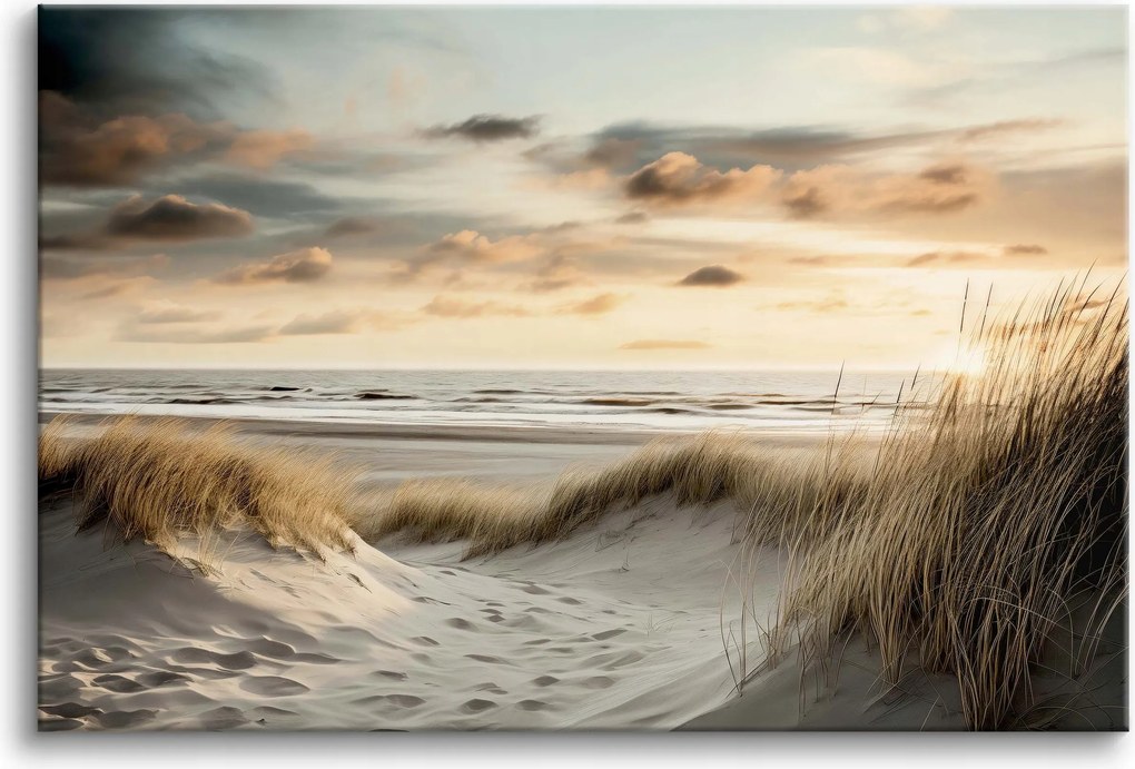 Nagy falikép a nappaliba Kilátás Tenger Tájkép Napfelkelte Tájkép