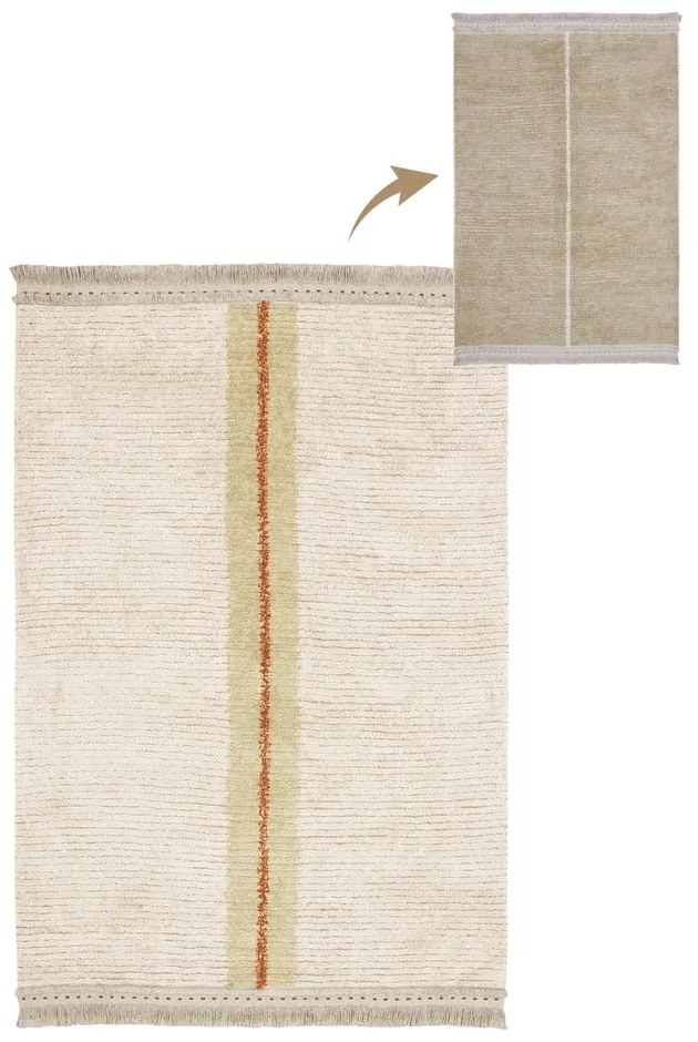 Bézs pamut szőnyeg 170x240 cm Duetto Sage – Lorena Canals