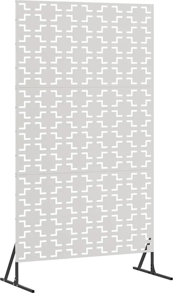 vidaXL Magánszféra Képernyő Szürke 100 x 50 x 180 cm Acél