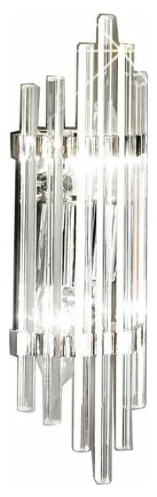 Kolarz 0342.62S.5 - Fali lámpa ONTARIO 2xE14/40W/230V 31 cm fényezett króm