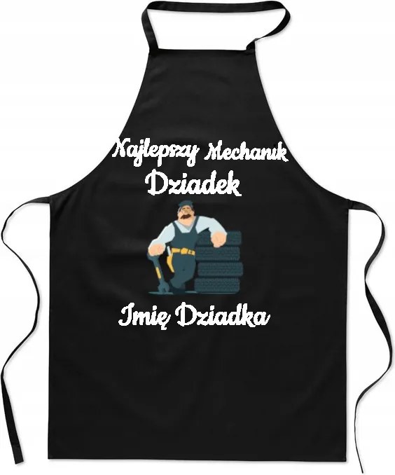 Konyhai kötény Legjobb Nagypapa Szerelő Nagypapa neve Ajándék
