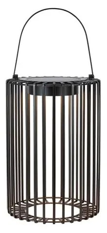 Fekete napelemes-USB kültéri LED lámpás (magasság 54 cm) Cavia – Markslöjd