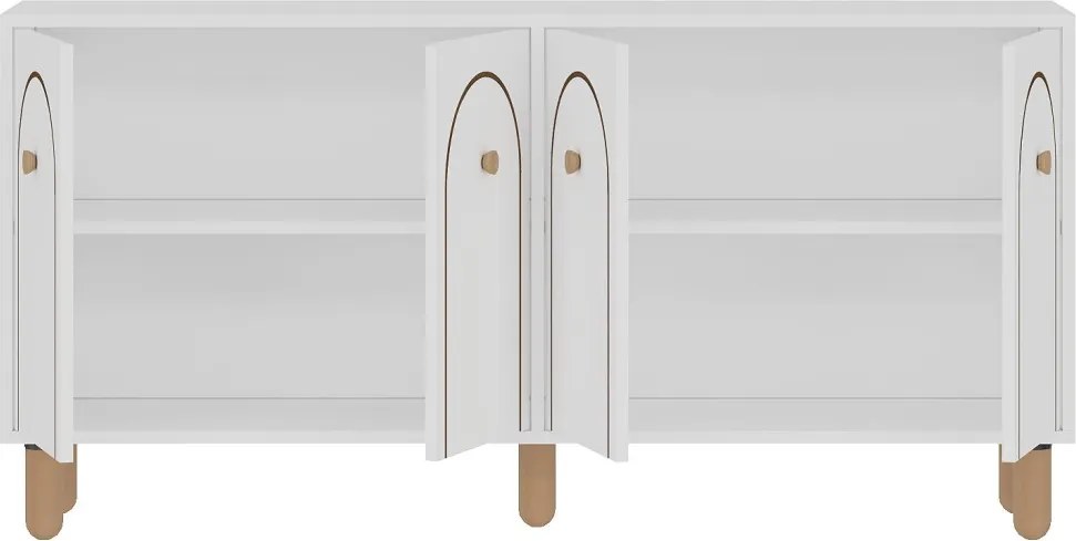 Komód, fehér, 150 cm – TR327ODS1341