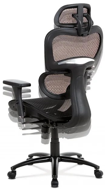Ka-a188 Scaun pivotant de birou modern negru