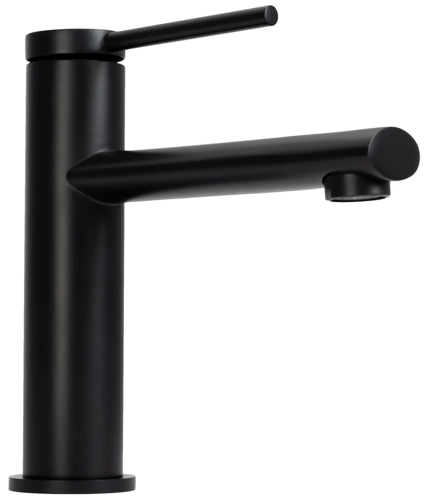 Fürdőszobai csaptelep Rea Oval Low Black