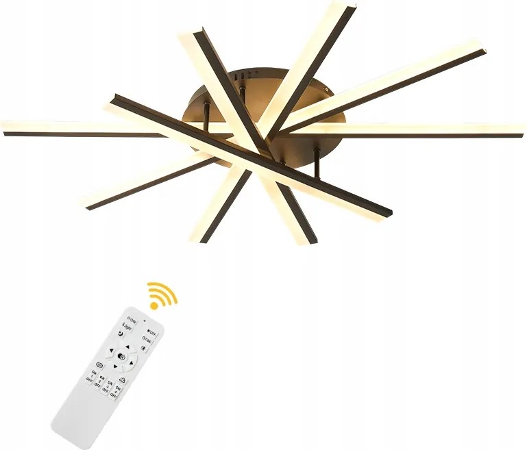 Modern Led Mennyezeti Csillár Lámpa 48W távirányító