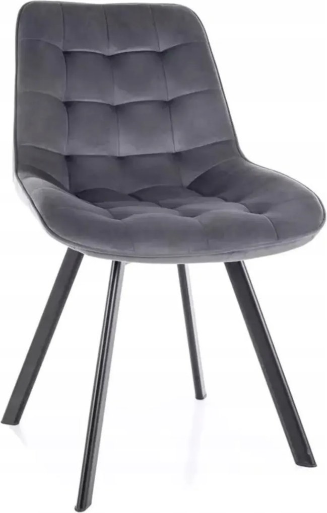 Kárpitozott, velúr, forgatható szék, szürke nappaliba, étkezőbe Monti