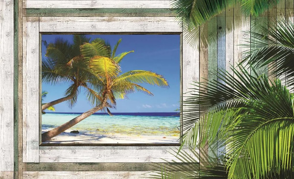 Fotótapéta - Strand, tenger, homok (152,5x104 cm)