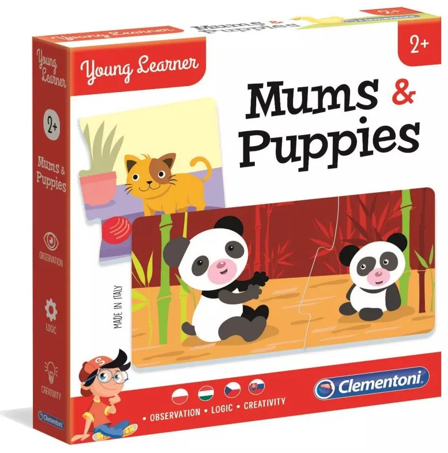 Állatok és kicsinyeik Young&amp;Learner oktatójáték Clementoni