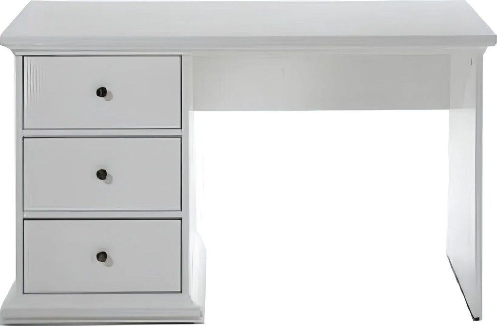 PC asztal, fehér, PARIS 77821