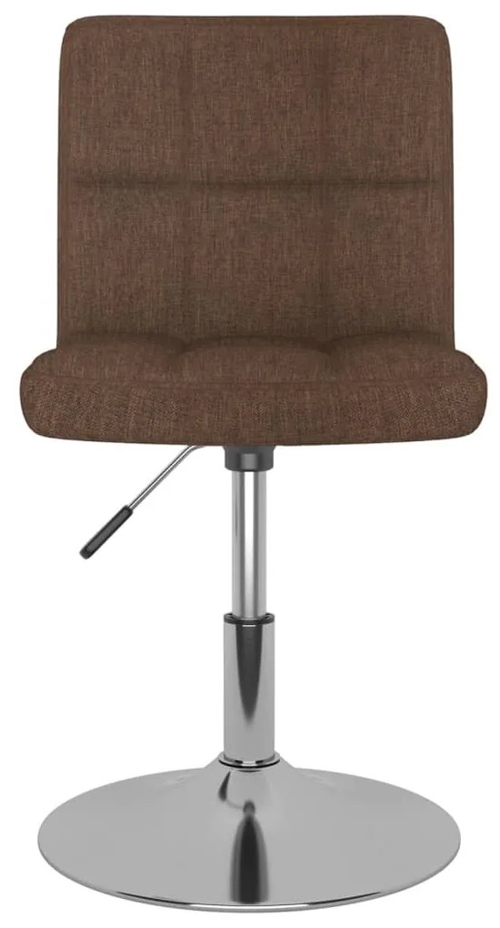 barna szövet forgó bárszék