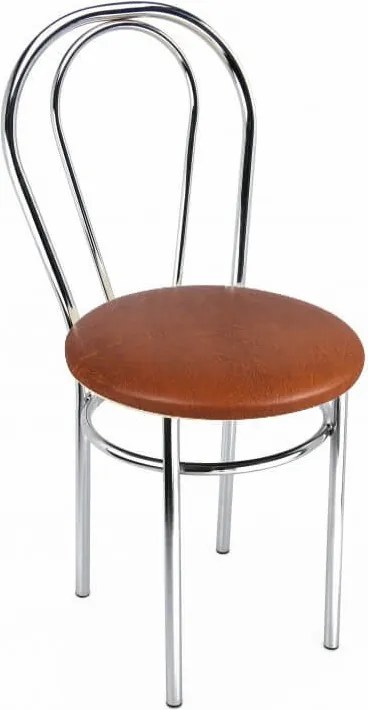 Nizza étkezőszék króm + calvados 4 db