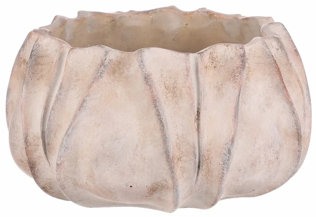 Beton edényfedő L, bézs szürke, 30 x 17 cm, 30 cm