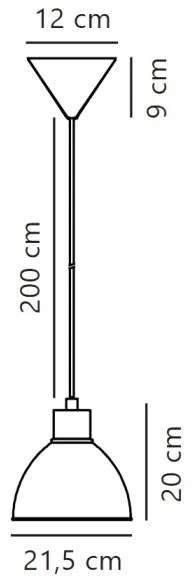 Nordlux - Csillár zsinóron POP 1xE27/40W/230V antracit