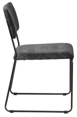 Étkezőszék COLE 1 db söt. szürke