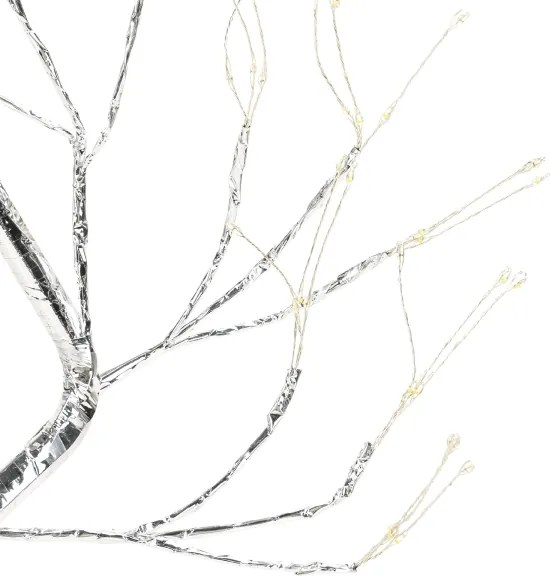 Aigostar - LED karácsonyi dekoráció 108xLED/3xAA/8 funkciós 45cm meleg fehér