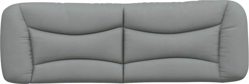 világosszürke szövet fejtámla párna Hvar 152 cm