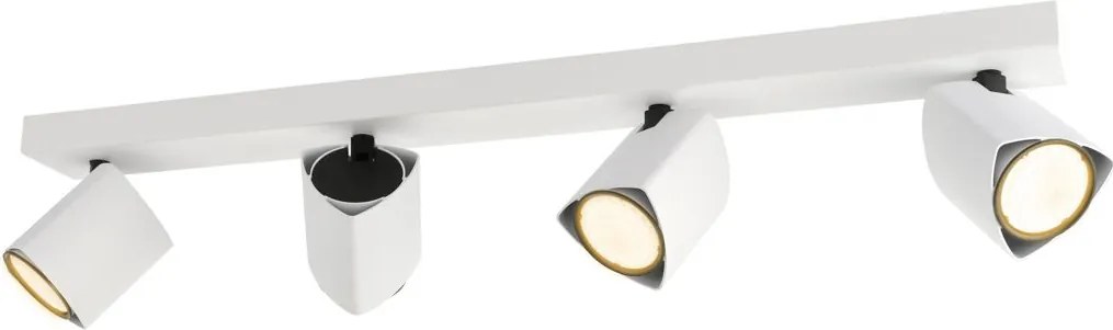 Italux modern spot lámpa merusa fehér fekete itxspl-31970-4b-wh