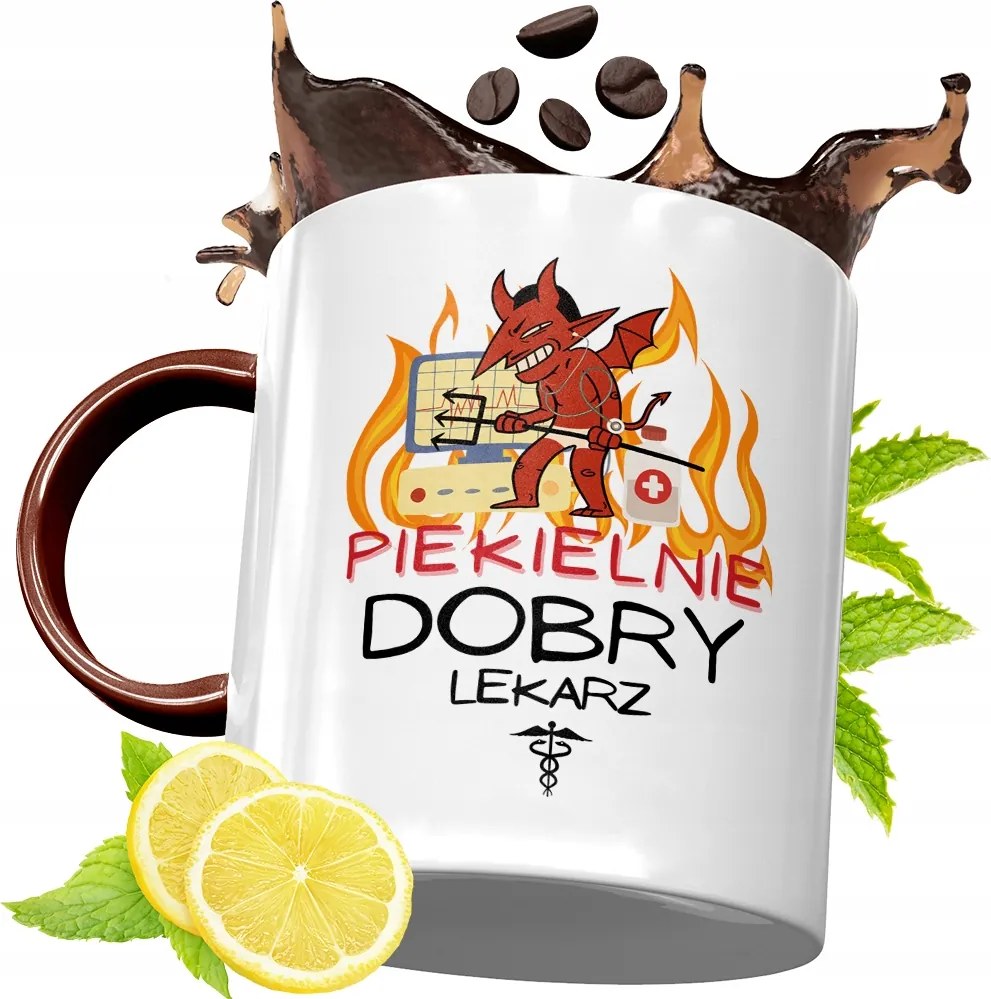 Bordó Bögre Doktornak Születésnapra Ajándék fényképes nyomattal