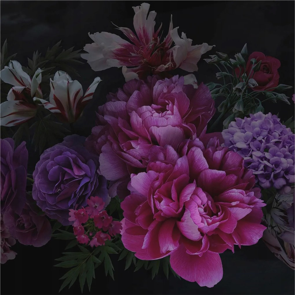 Stílusos Dekoratív fotótapéta Flizelin Virágos elegancia 250x250