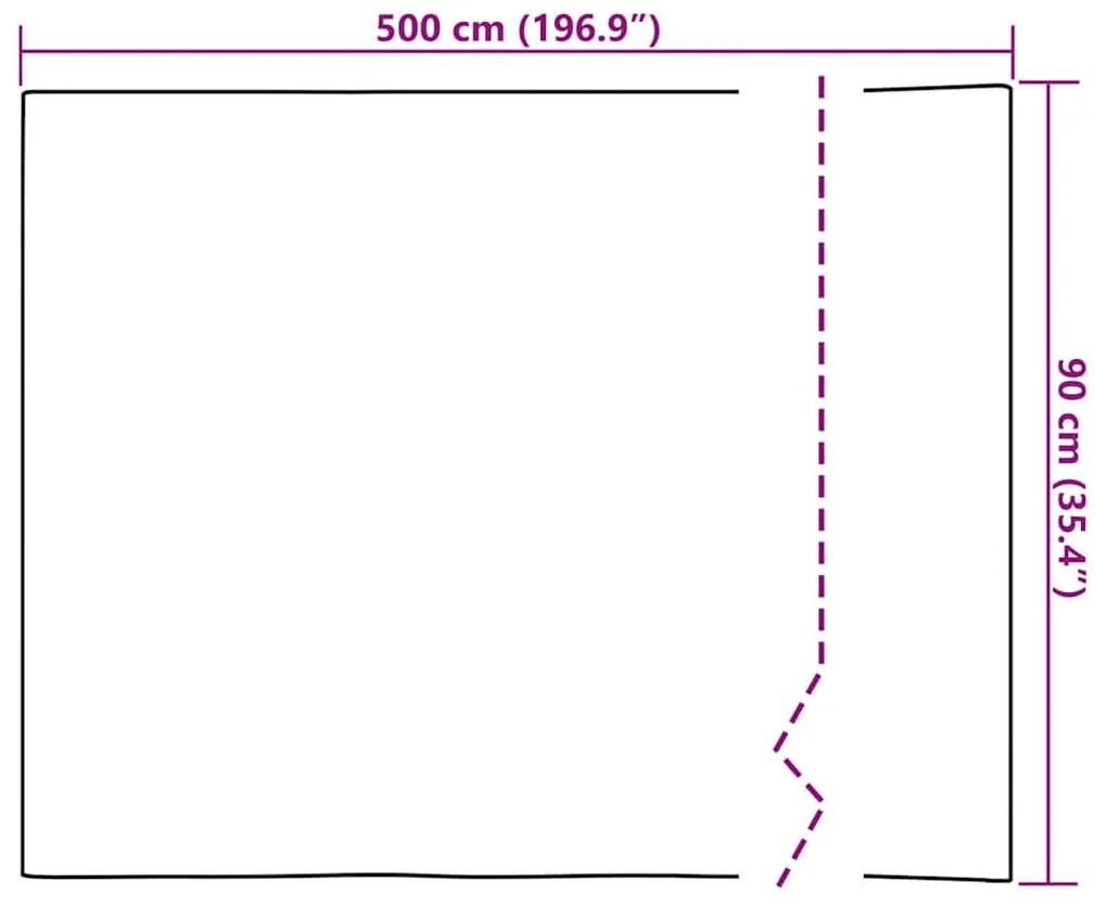 2 db natúr PVC öntapadó bútorfólia 500 x 90 cm