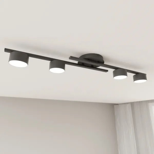 Mennyezeti lámpa FRAGMENT 4xGX53/12W/230V fekete