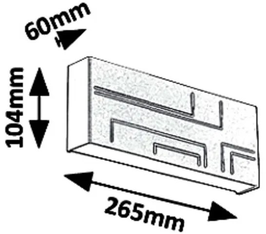 Rabalux 8873 - LED Kültéri fali lámpa MARIBOR LED/12W/230V IP65