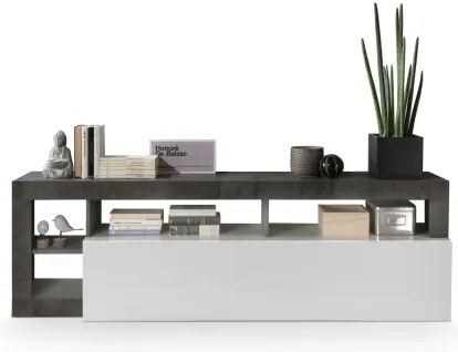 TV-állvány LENOR fehér/antracit