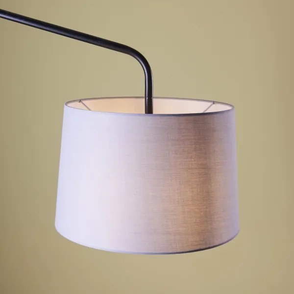 Endon 79380 - Fali lámpa CARLSON 1xE27/40W/230V szürke/fekete