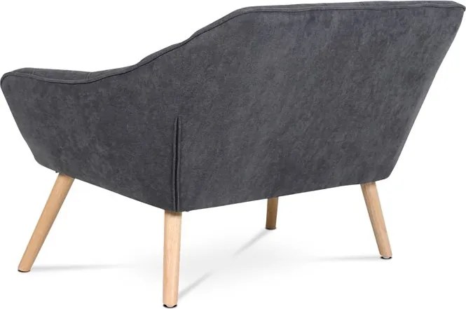 Dvoumístná pohovka, šedá, látka, AK-322 GREY2