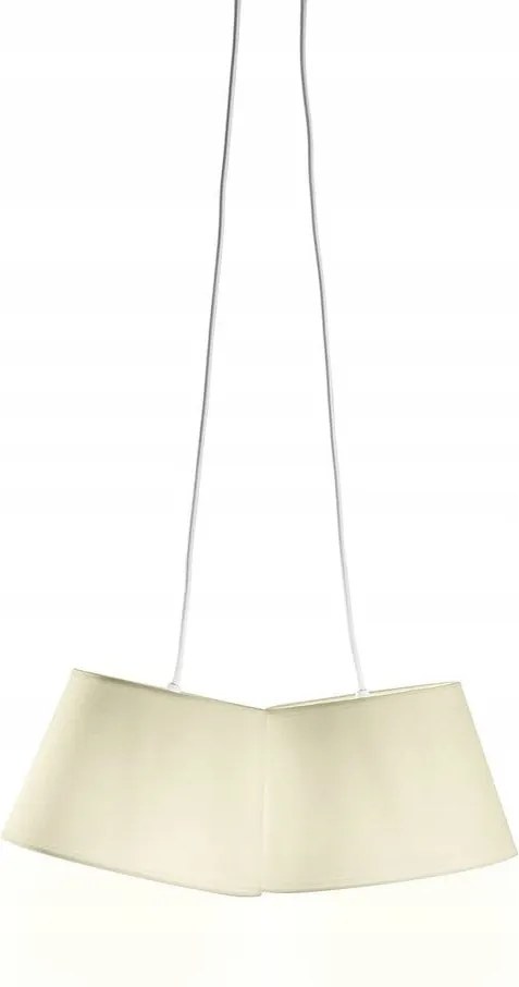 Függőlámpa 2x Ecru Búrával, Led Filament Izzókkal, 2xE27 Foglalattal Livarno Lux