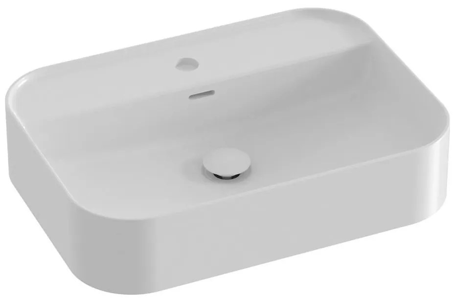 Ravak XJX01155005 - CERAMIC SLIM ráépíthető mosdó 55x40 cm kerámia/fehér