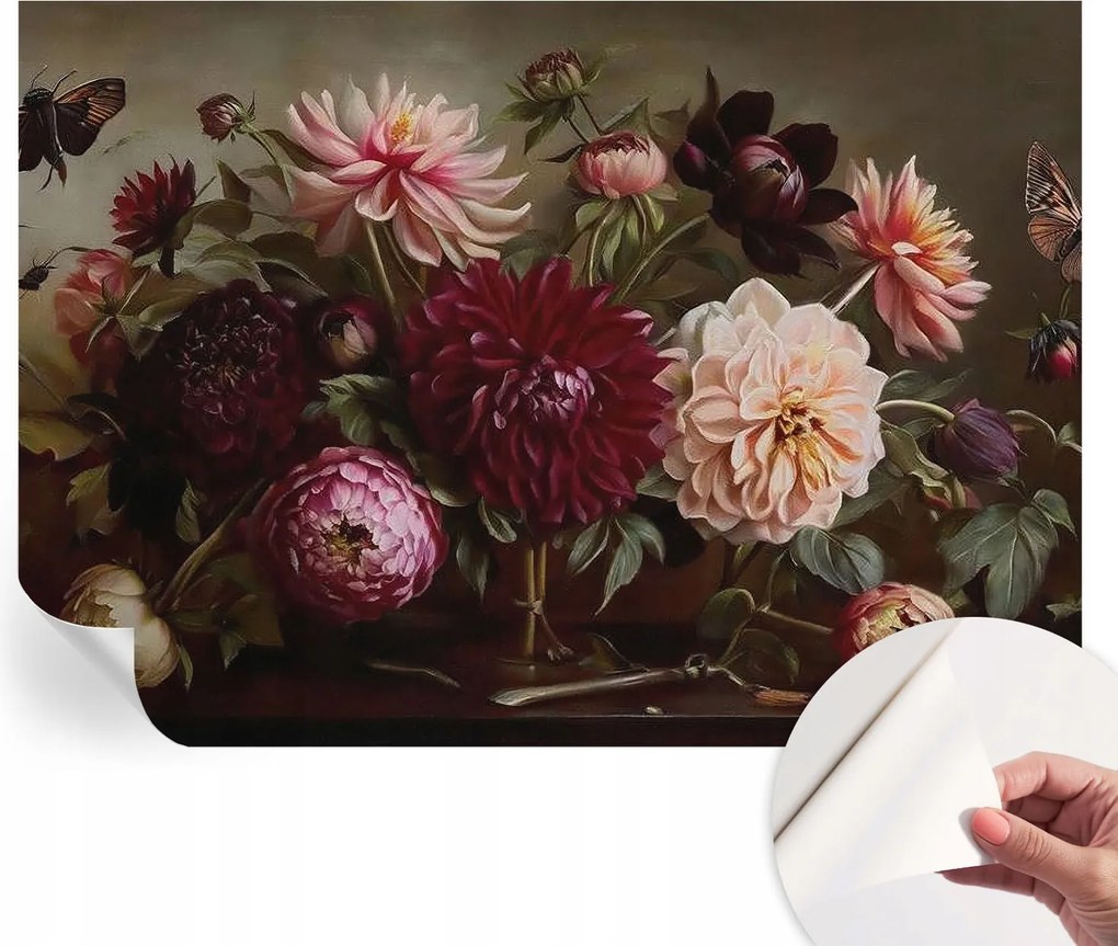 Öntapadós Fali Fotótapéta Hálószobába Virágos fenség 312x219 cm